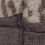 HUTTEliHUT Mittens Wool Fleece 2-layer - Camel Melange