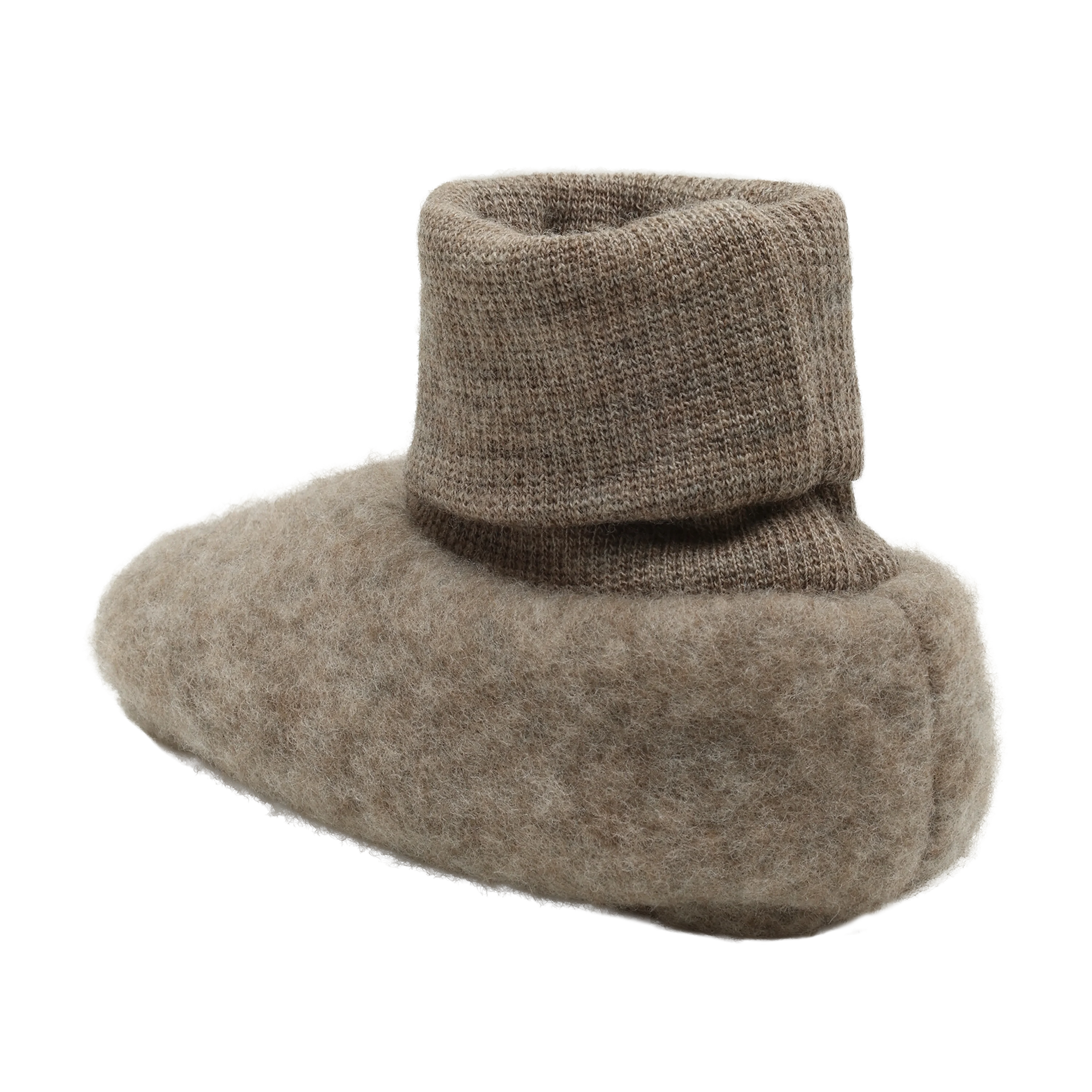 HUTTEliHUT Footies Wool Fleece - Savannah Melange