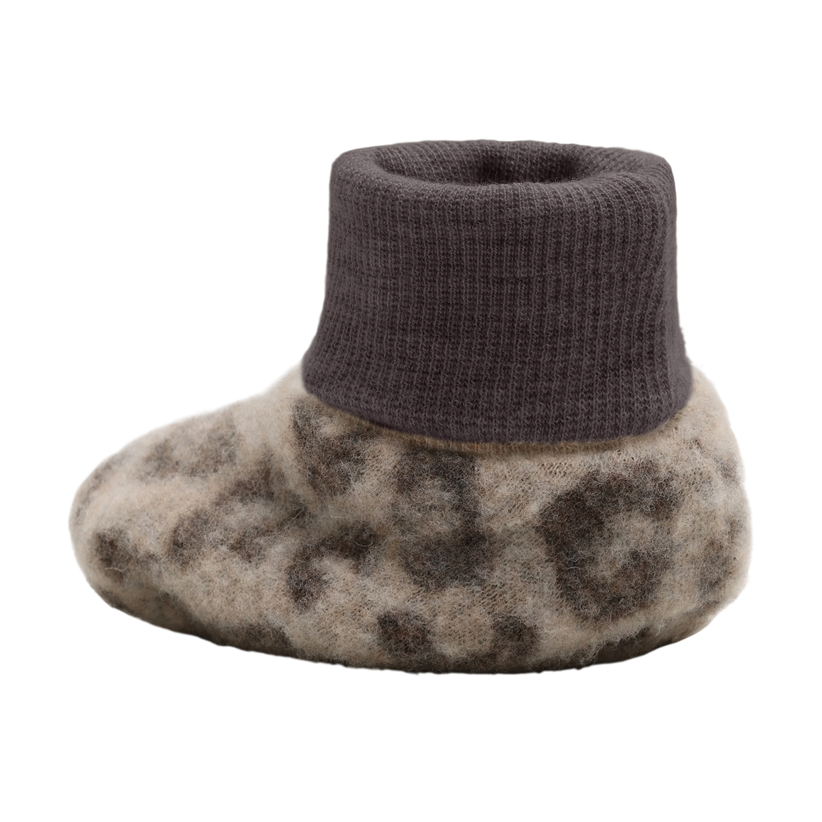 HUTTEliHUT Footies Wool Fleece 2-layer - Camel Melange
