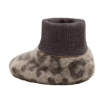HUTTEliHUT Footies Wool Fleece 2-layer - Camel Melange