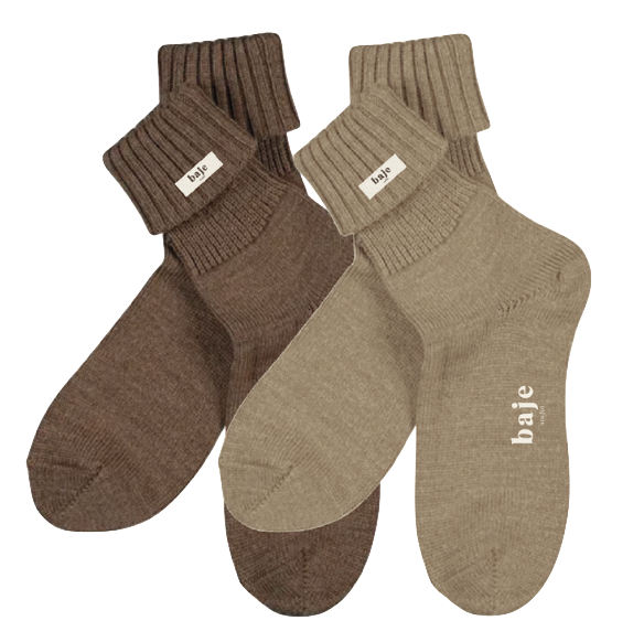 Baje Studio Sokken Beau - Brown dark