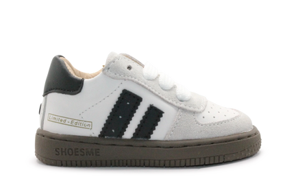 Shoesme Eerste Loop Sneaker - BN26W002- Beige Wit Zwart