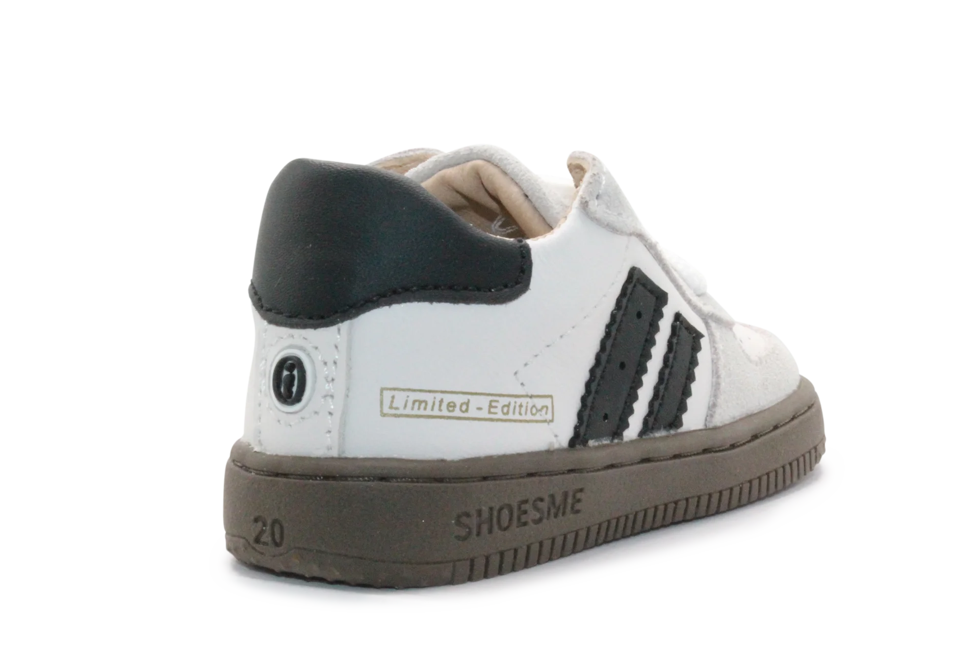 Shoesme Eerste Loop Sneaker - BN26W002- Beige Wit Zwart
