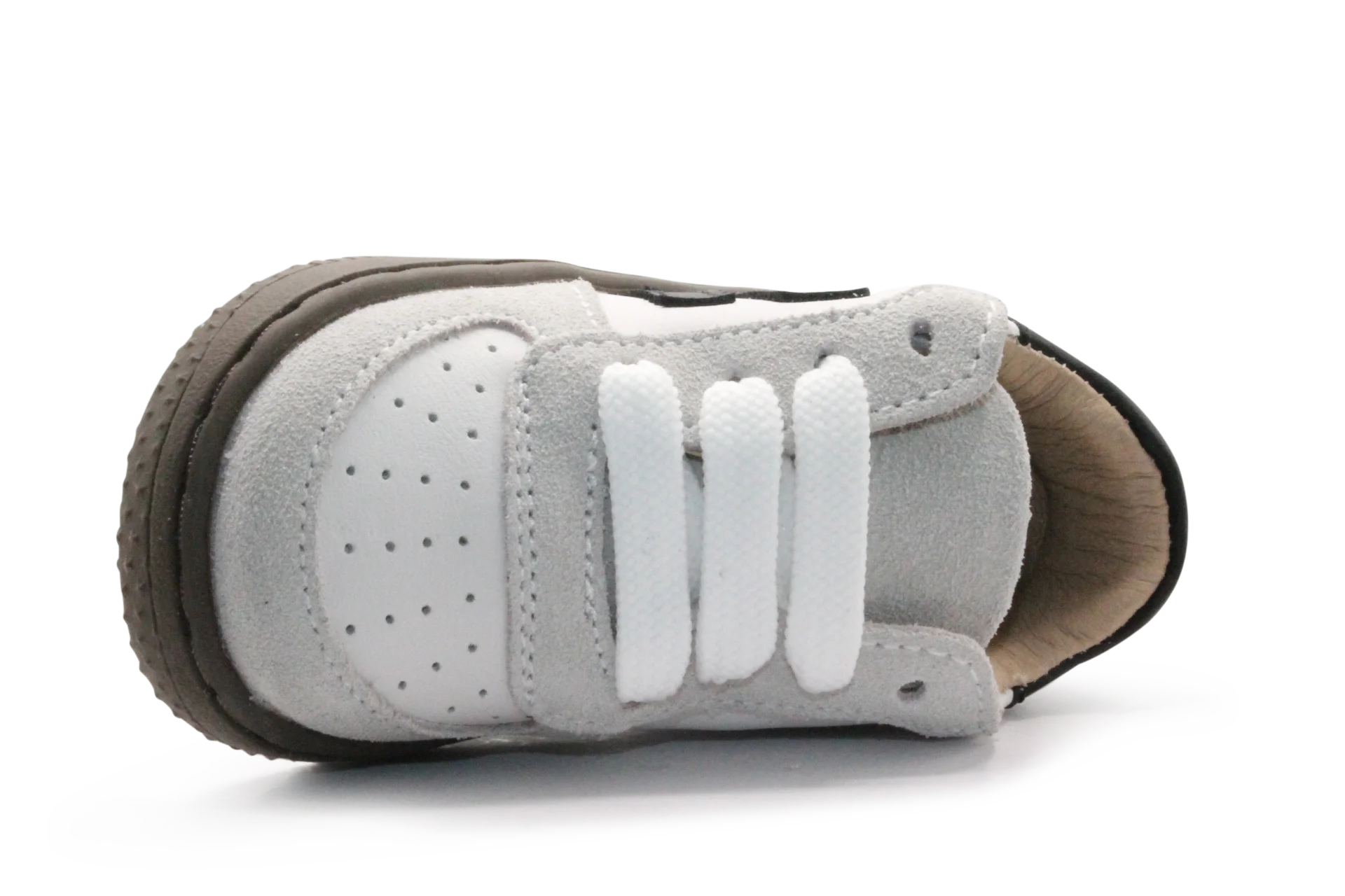 Shoesme Eerste Loop Sneaker - BN26W002- Beige Wit Zwart