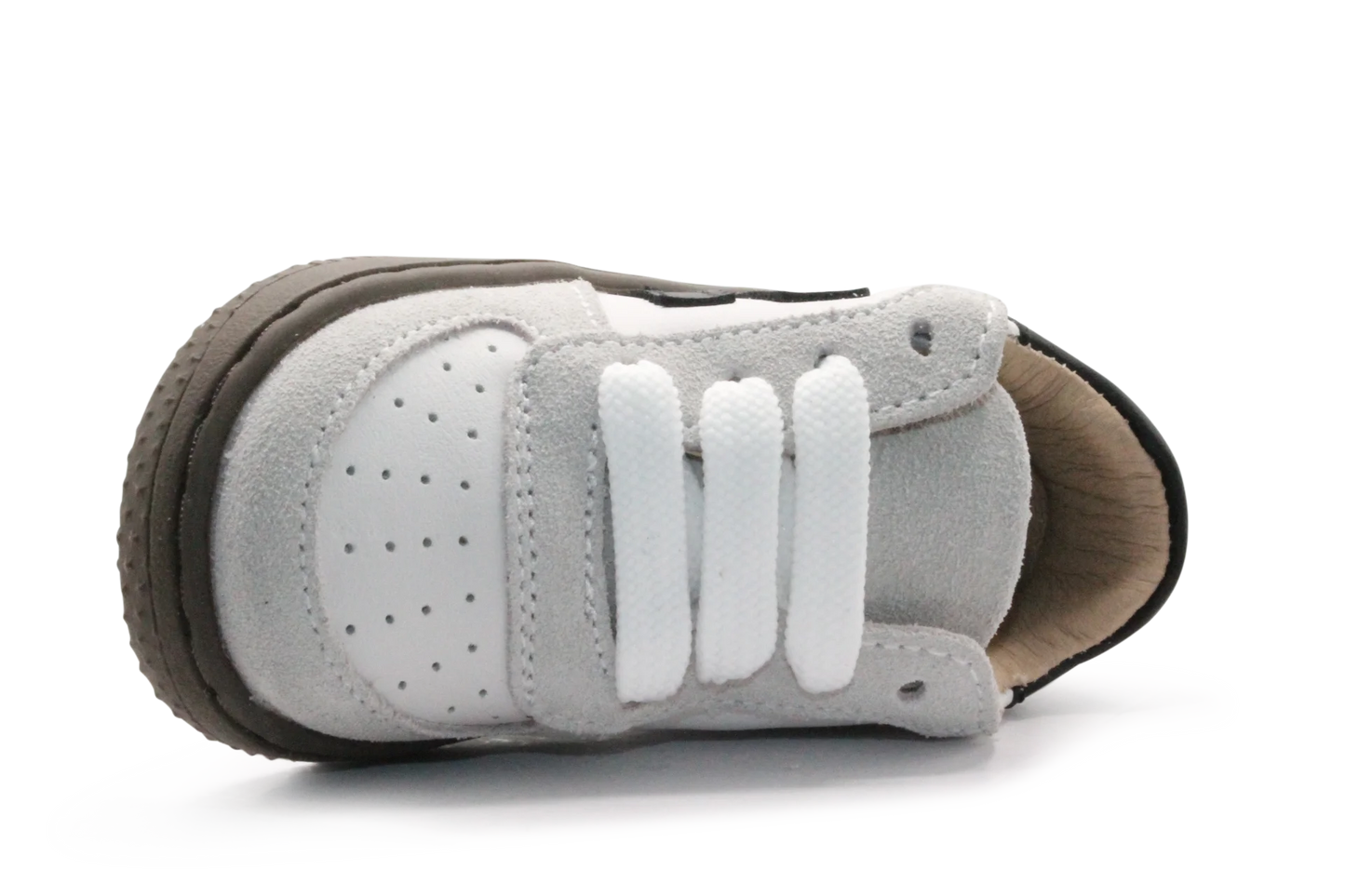Shoesme Eerste Loop Sneaker - BN26W002- Beige Wit Zwart