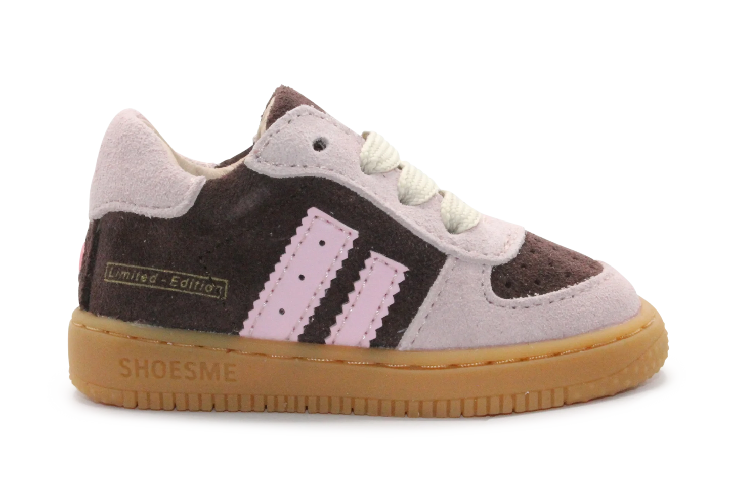Shoesme Eerste Loop Sneaker - BN26W002- Roze Bruin