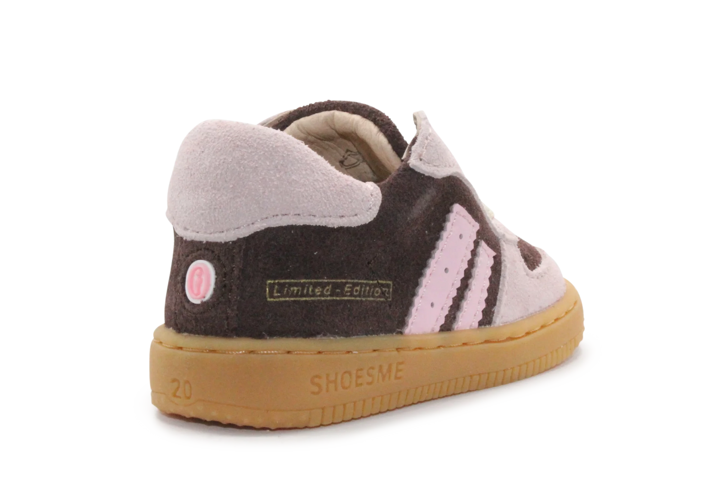 Shoesme Eerste Loop Sneaker - BN26W002- Roze Bruin