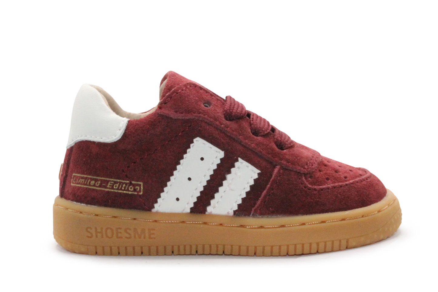 Shoesme Eerste Loop Sneaker - BN26W002- Bordeaux Red