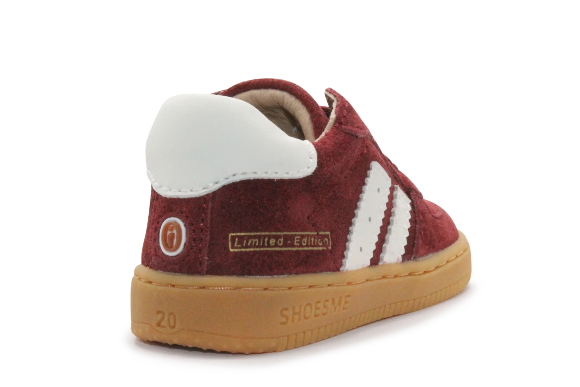 Shoesme Eerste Loop Sneaker - BN26W002- Bordeaux Red