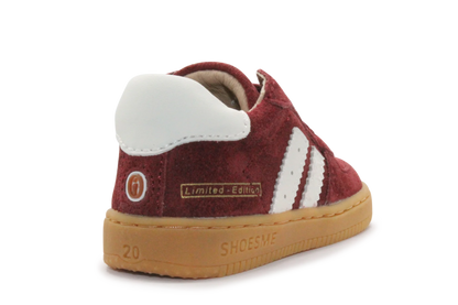 Shoesme Eerste Loop Sneaker - BN26W002- Bordeaux Red