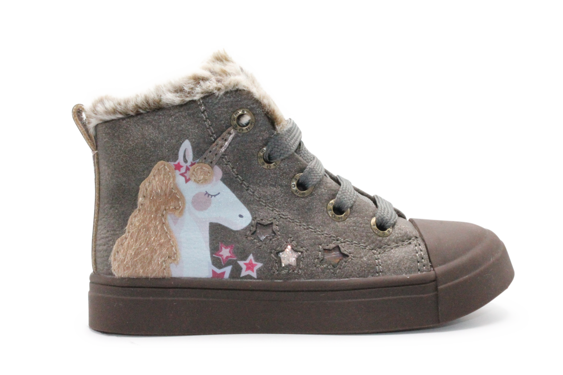 Shoesme Veterschoenen SH26W035 - Dark Brown Unicorn