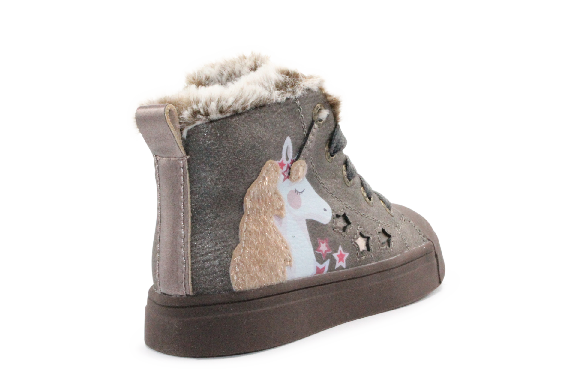 Shoesme Veterschoenen SH26W035 - Dark Brown Unicorn