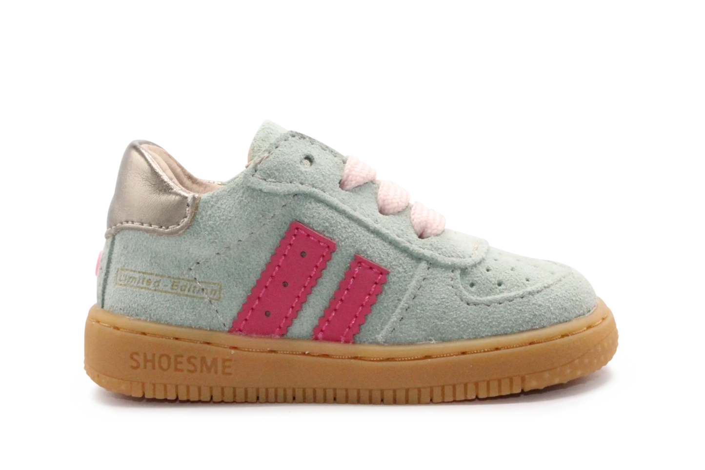 Shoesme Sneaker Meisjes - BN26W002 - Groen Roze