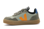 Veja Klittenband Schoen V90-Small Leer - Clay Mango Kaki