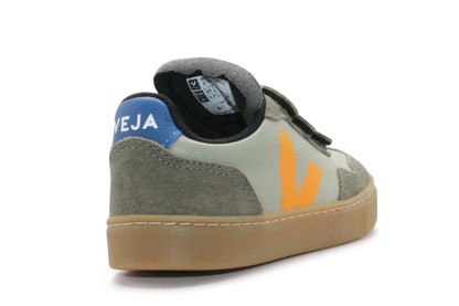 Veja Klittenband Schoen V90-Small Leer - Clay Mango Kaki