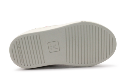 Veja Klittenband Schoen V10-Small Leer - Pure Pepper Kaki