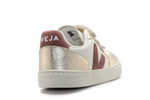 Veja Klittenband Schoen V10-Small Leer - Pure Dried-Petale Platine