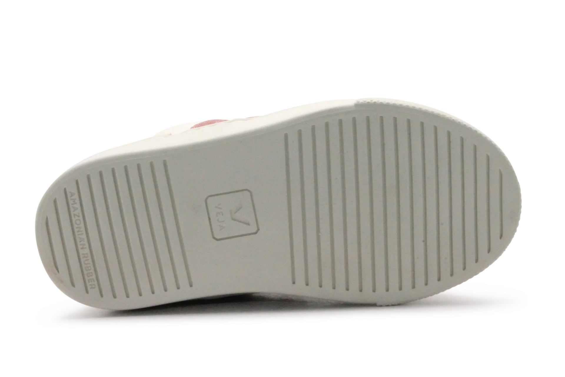 Veja Klittenband Schoen V10-Small Leer - Pure Dried-Petale Platine