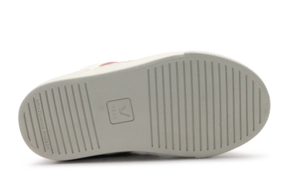 Veja Klittenband Schoen V10-Small Leer - Pure Dried-Petale Platine