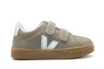 Veja Klittenband Schoen Esplar-Small Suède - Taupe Silver