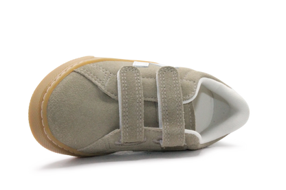 Veja Klittenband Schoen Esplar-Small Suède - Taupe Silver