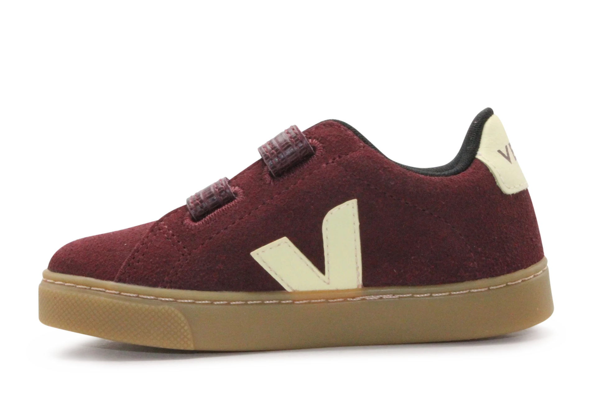 Veja Klittenband Schoen Esplar-Small Suède - Amarante Sun
