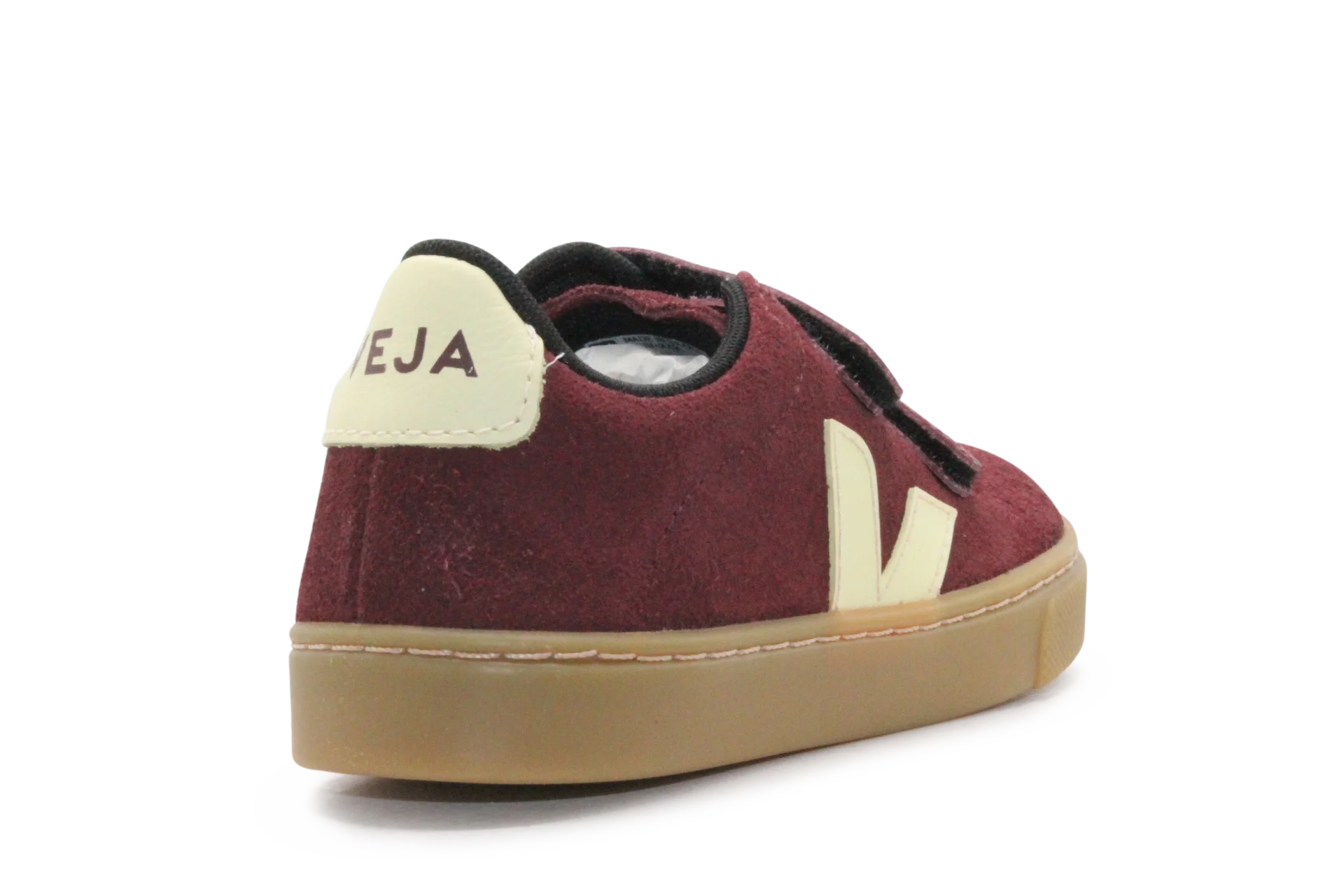 Veja Klittenband Schoen Esplar-Small Suède - Amarante Sun
