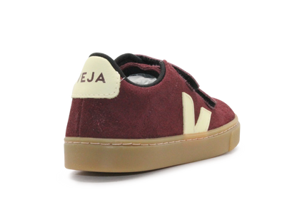 Veja Klittenband Schoen Esplar-Small Suède - Amarante Sun