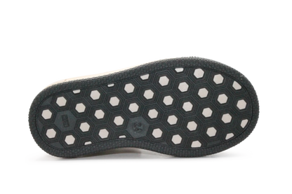 Hip Hoge Sneaker H1301 Naturel Leer & Suède – Veter en Rits