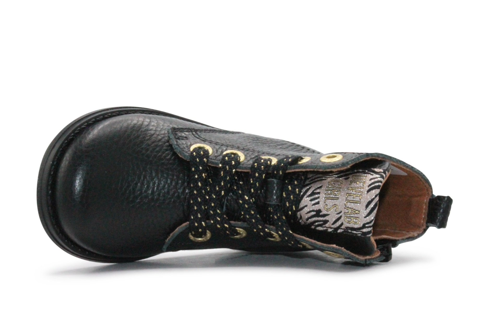 Develab Veter Boots Meisjes 47176 - Zwart