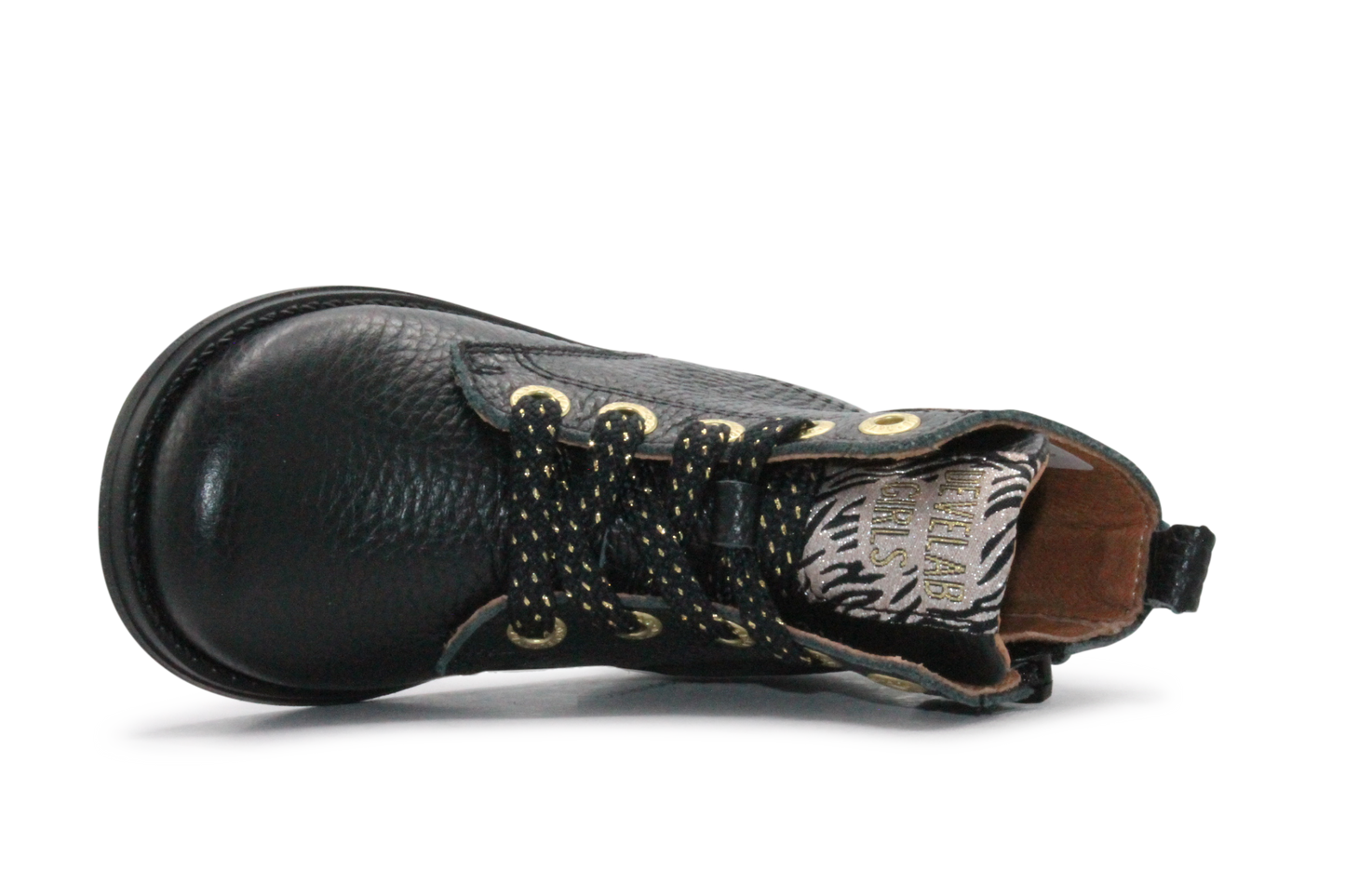 Develab Veter Boots Meisjes 47176 - Zwart