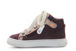 Giga Meisjes Veterschoen G4665- Bordeaux Heart