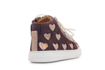 Giga Meisjes Veterschoen G4665- Bordeaux Heart