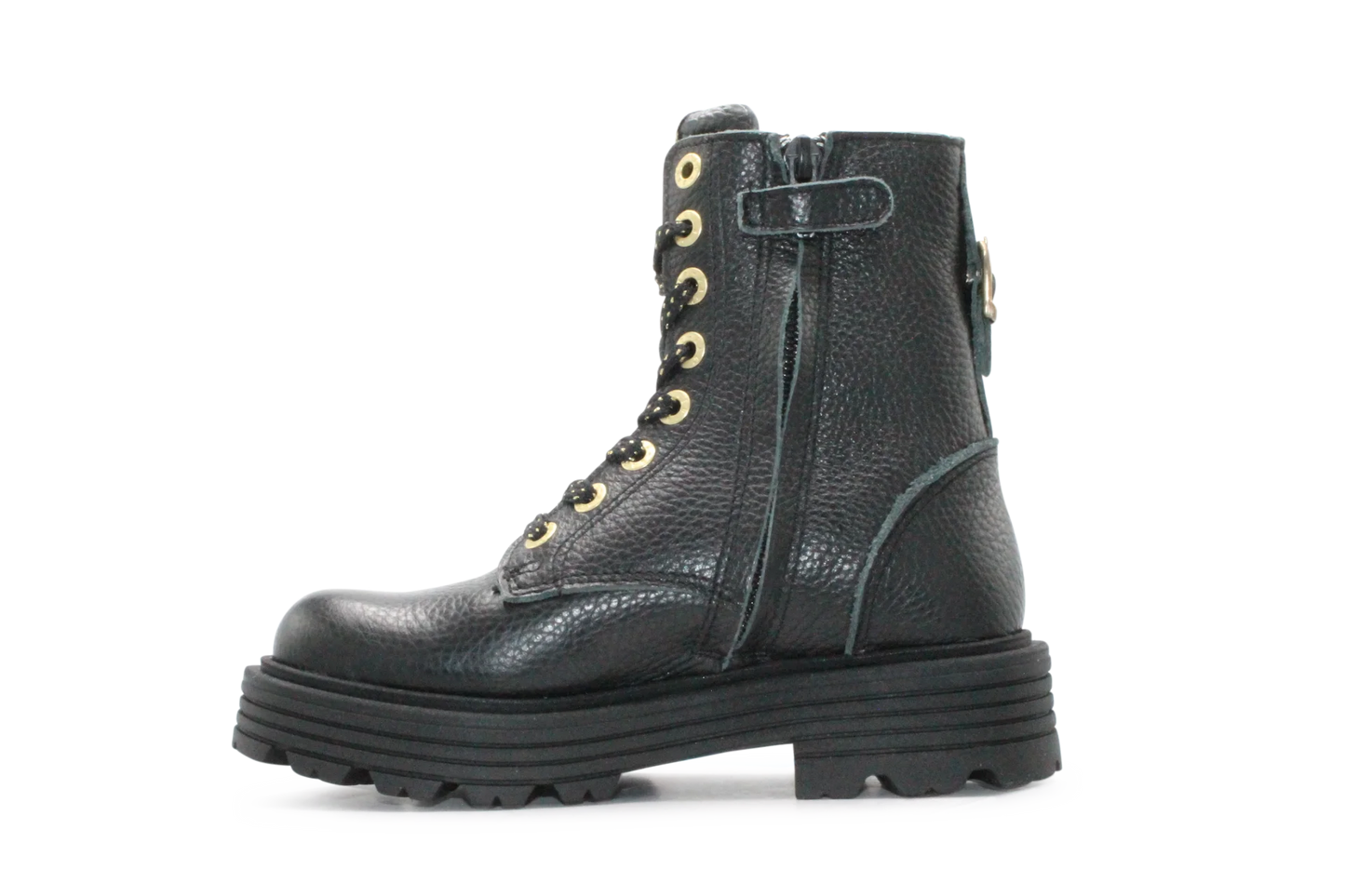 Red-Rag Veterboots Meisjes 12578 - Zwart