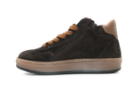 Hip Hoge Sneaker H1102 Bruin Leer & Suède – Veter en Rits