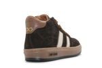 Hip Hoge Sneaker H1102 Bruin Leer & Suède – Veter en Rits