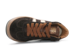 Hip Hoge Sneaker H1102 Bruin Leer & Suède – Veter en Rits