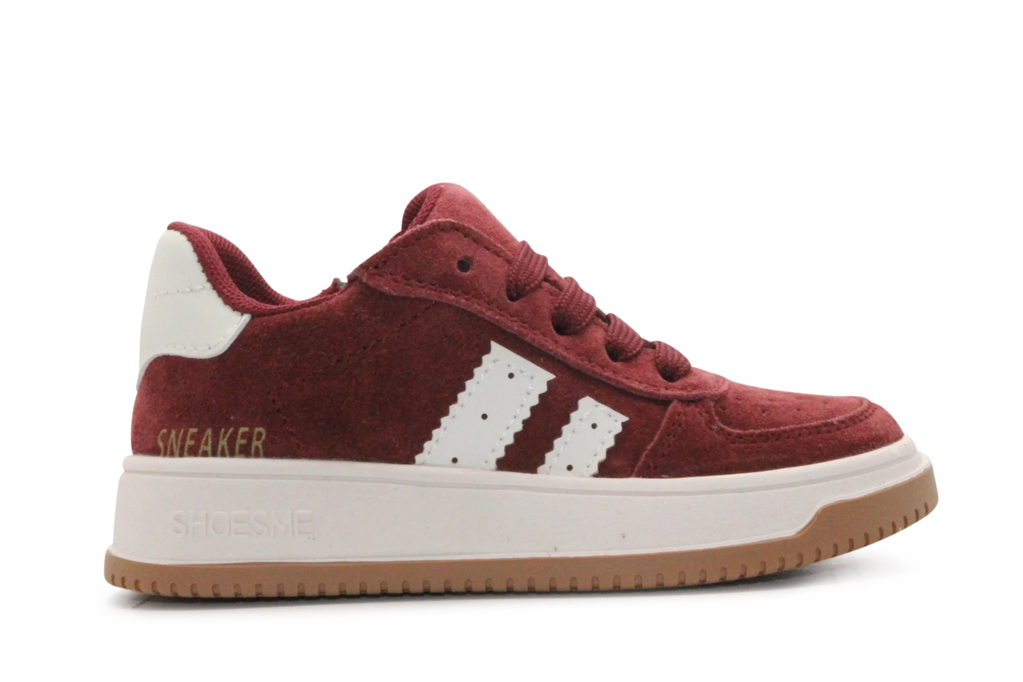 Shoesme Jongens Sneaker - NO25W016 - Bordeaux Red