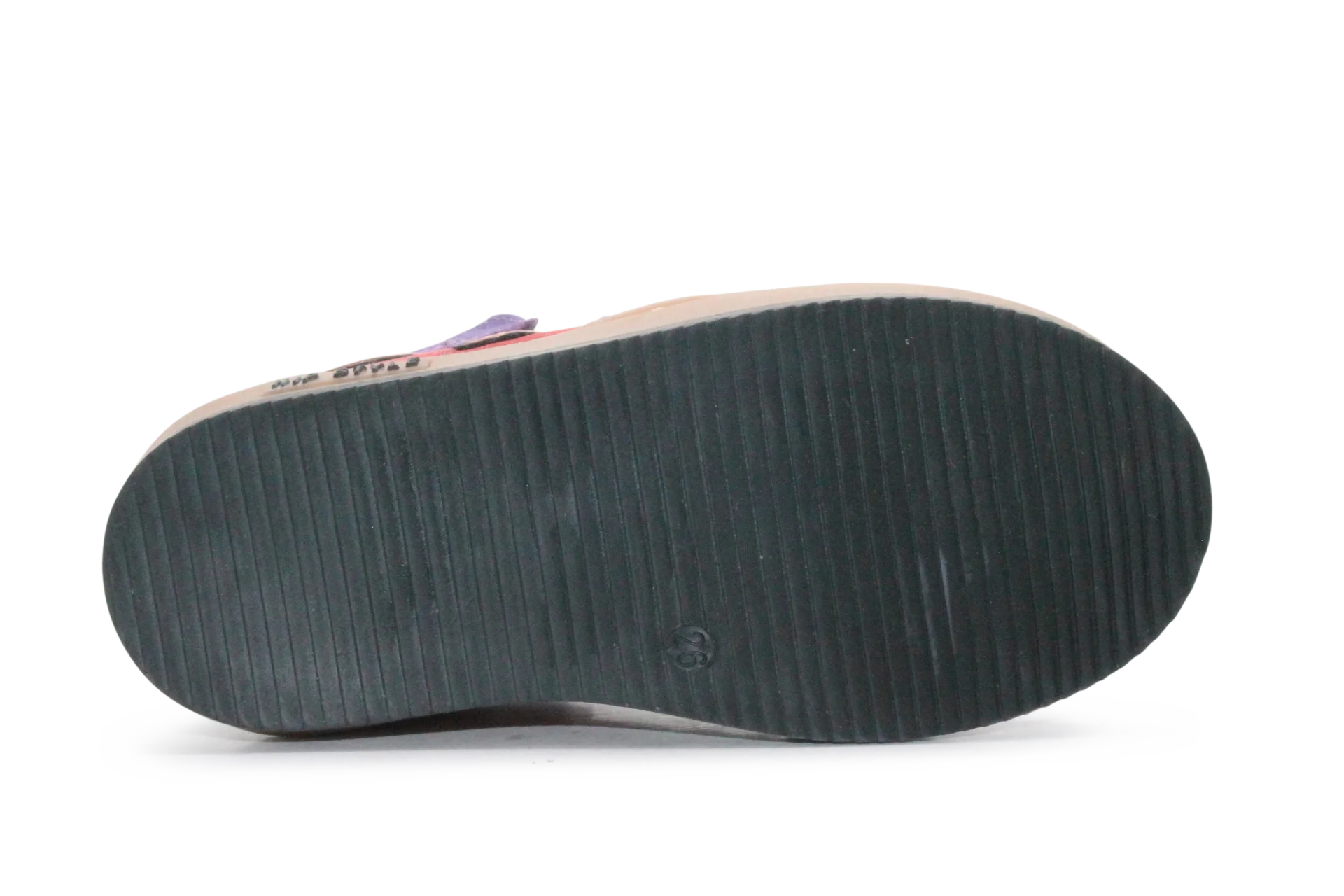 Hip Hoge Sneaker H1301 Paars Leer & Suède – Veter en Rits