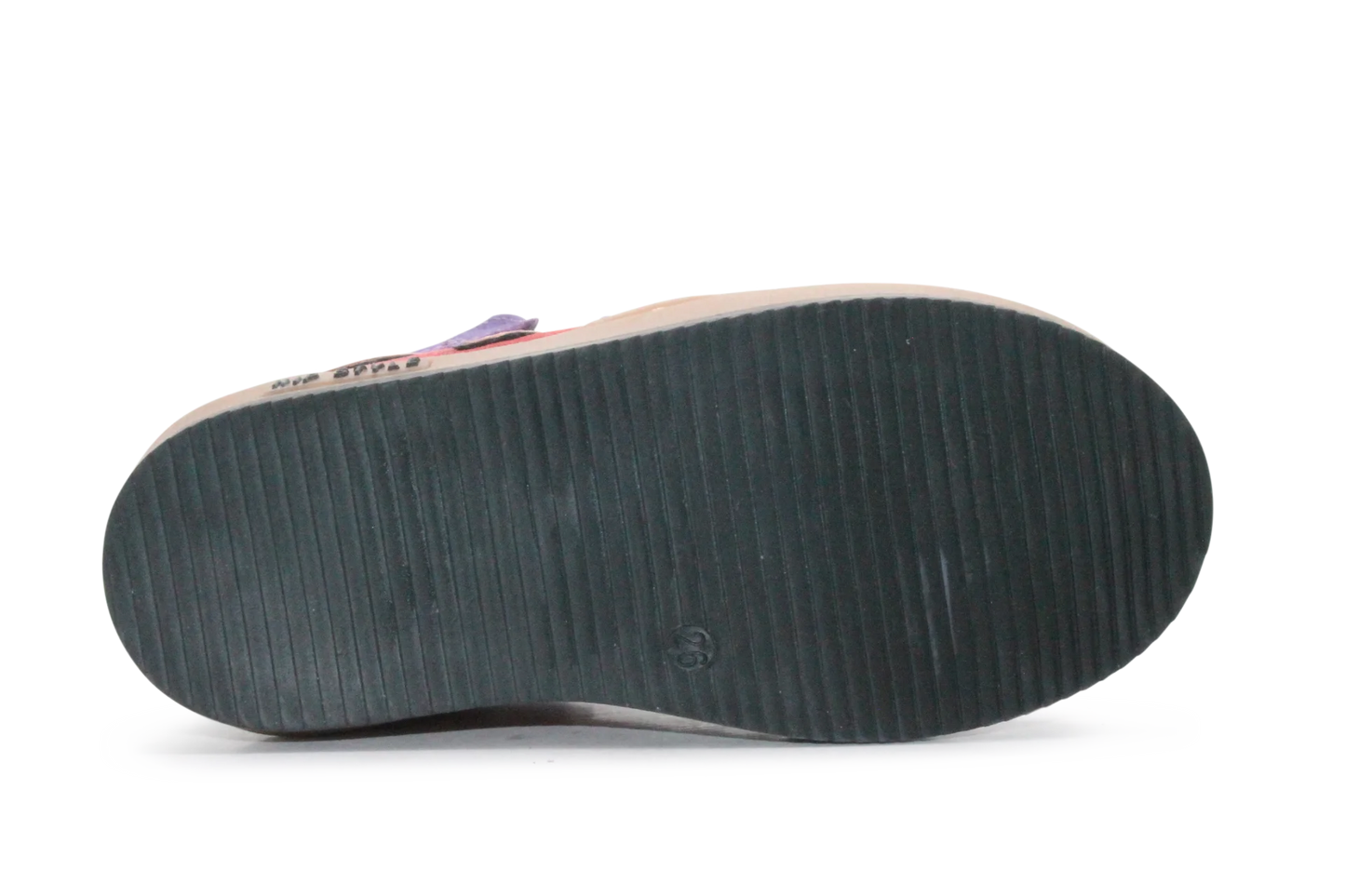 Hip Hoge Sneaker H1301 Paars Leer & Suède – Veter en Rits