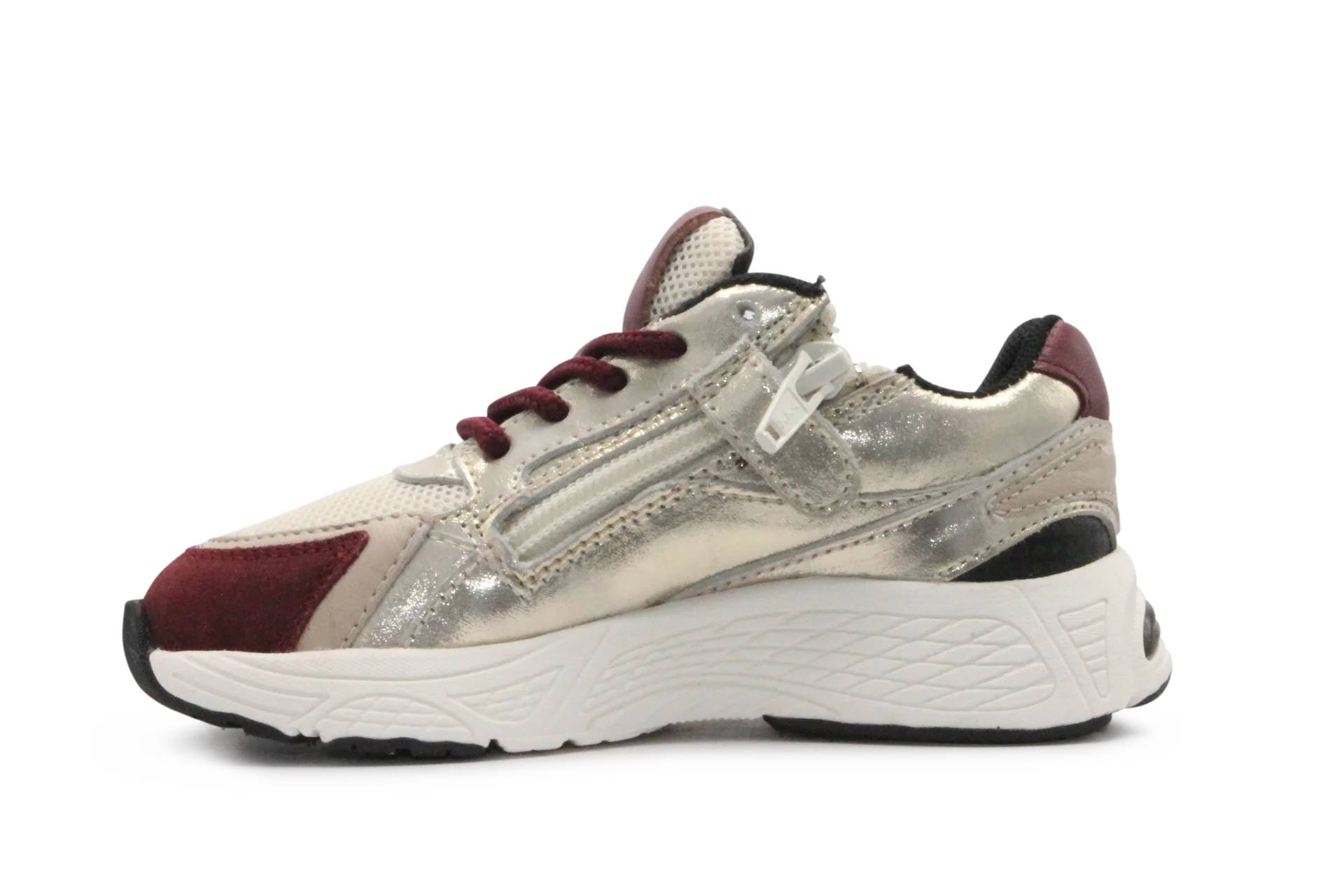 Hip H1161 Meisjes Sneakers - Bordo Combi