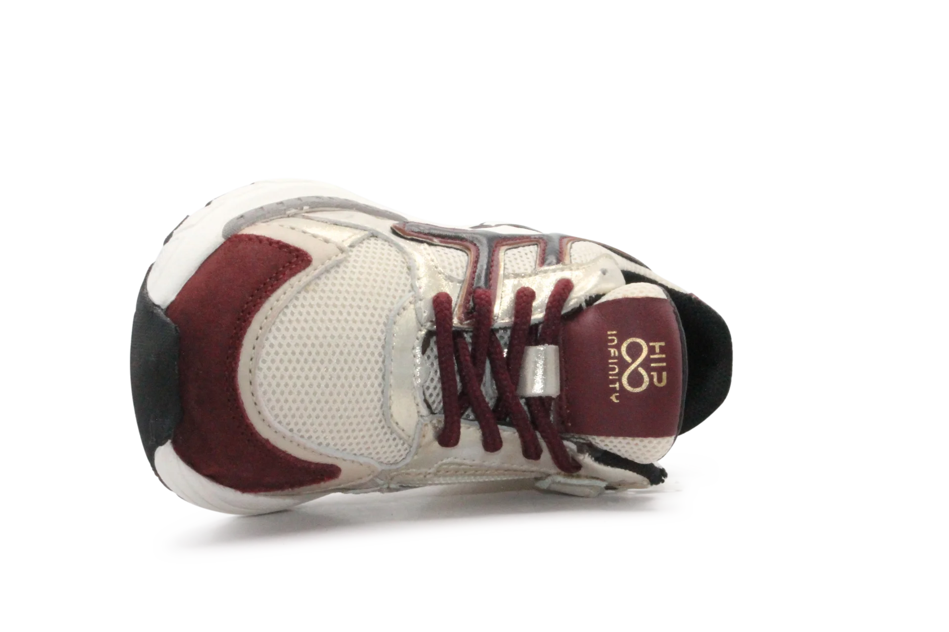 Hip H1161 Meisjes Sneakers - Bordo Combi