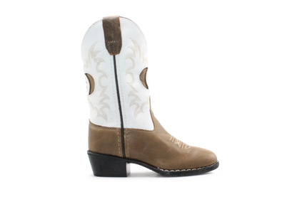 Bootstock Cowboylaars Milkeyway kids Meisjes - Brown/White