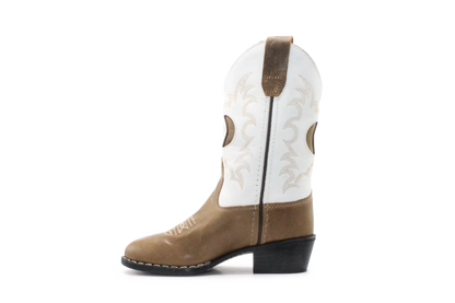 Bootstock Cowboylaars Milkeyway kids Meisjes - Brown/White