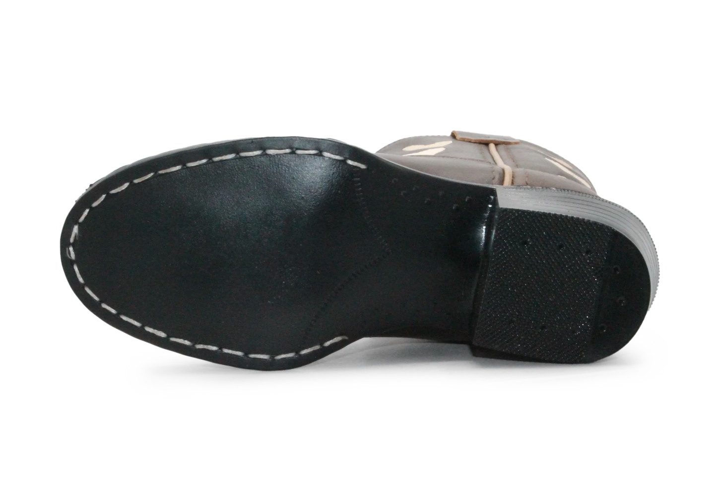 Bootstock Cowboylaars Hearts Mocca kids Meisjes - Bruin
