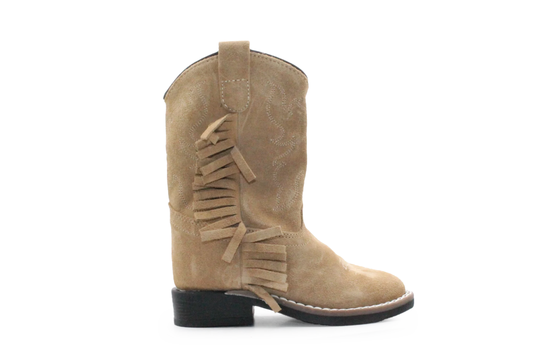 Bootstock Cowboylaars Ruffle Sand kids Meisjes - Camel
