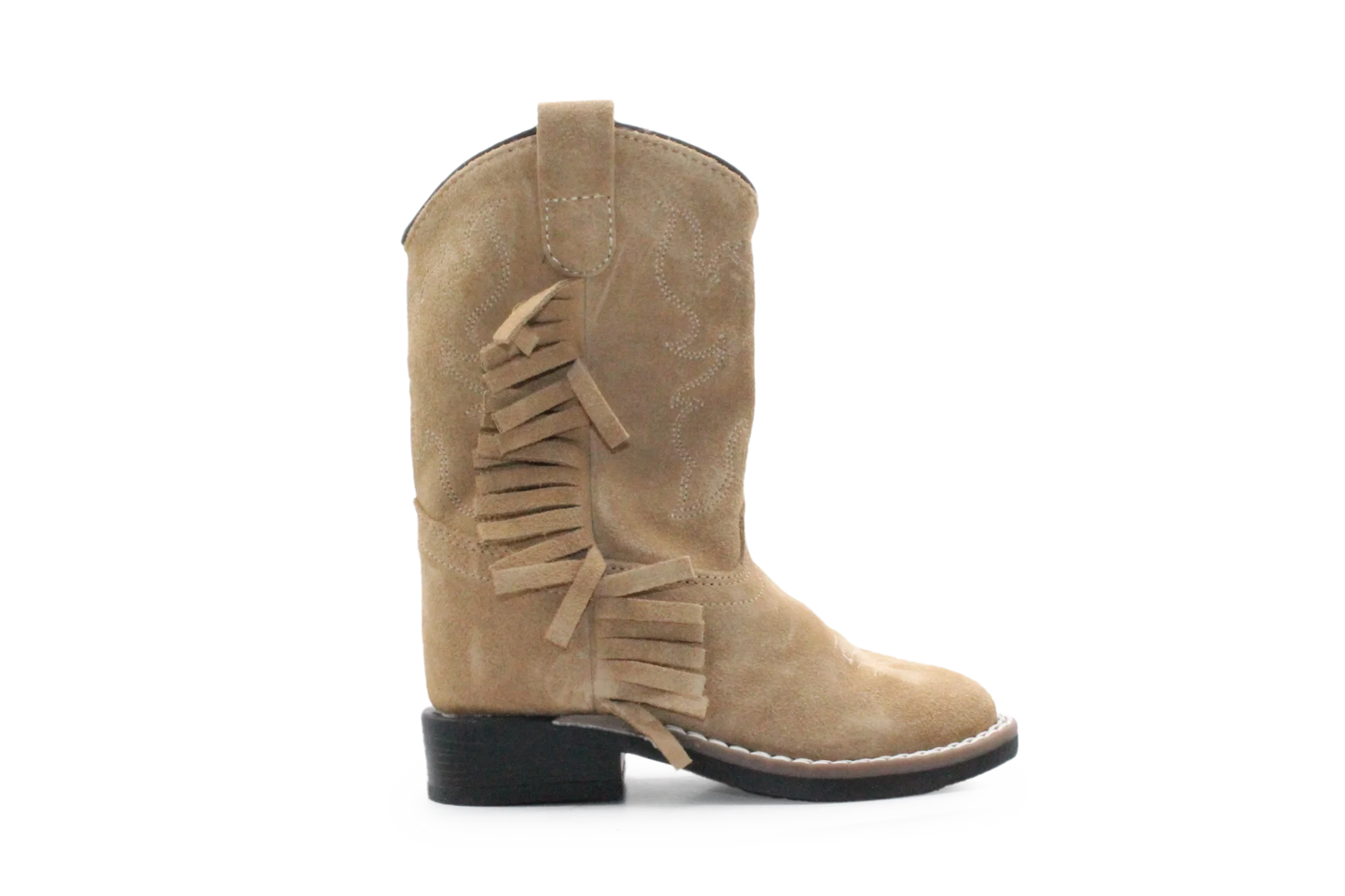Bootstock Cowboylaars Ruffle Sand kids Meisjes - Camel
