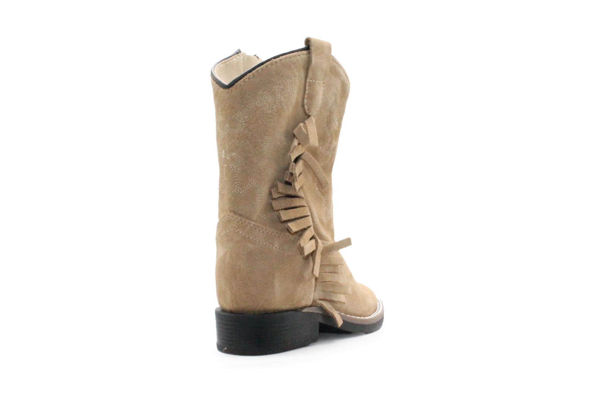 Bootstock Cowboylaars Ruffle Sand kids Meisjes - Camel