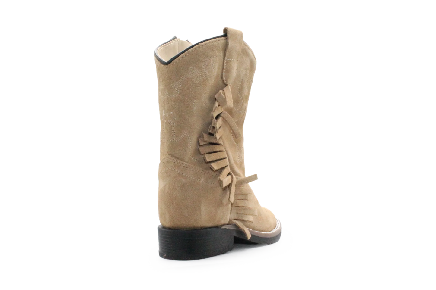 Bootstock Cowboylaars Ruffle Sand kids Meisjes - Camel