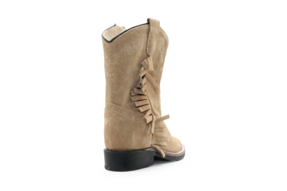 Bootstock Cowboylaars Ruffle Sand kids Meisjes - Camel